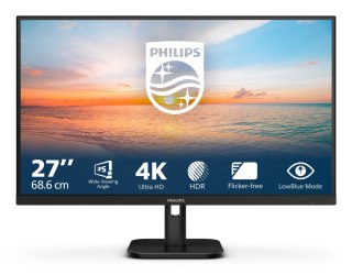Philips 27E1N1800A/00 monitor komputerowy 68,6 cm (27") 3840 x 2160 px 4K Ultra HD LED Czarny