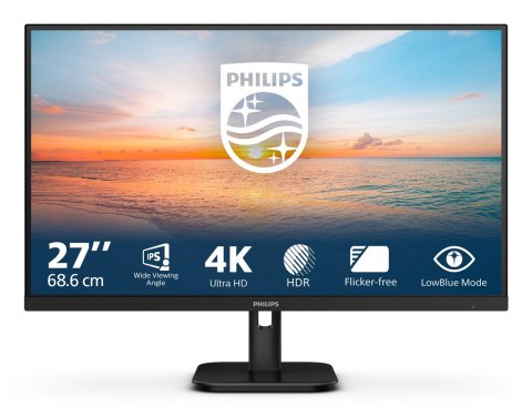 Philips 27E1N1800A/00 monitor komputerowy 68,6 cm (27") 3840 x 2160 px 4K Ultra HD LED Czarny Philips 27E1N1800A/00 monitor komputerowy 68,6 cm (27") 3840 x 2160 px 4K Ultra HD LED Czarny