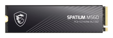 SSD PCIe G5 M.2 NVMe 1TB SPATIUM M560 S78-440L0F0-P83 MSI SSD PCIe G5 M.2 NVMe 1TB SPATIUM M560 S78-440L0F0-P83 MSI