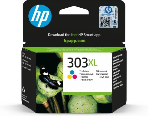 HP Oryginalny trójkolorowy tusz 303XL o wysokiej wydajności HP Oryginalny trójkolorowy tusz 303XL o wysokiej wydajności