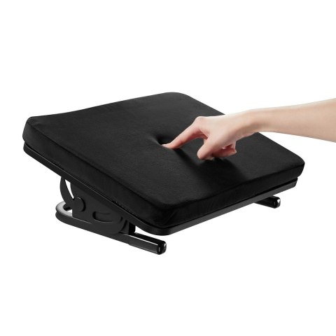 Podnóżek ergonomiczny Maclean, podstawka pod nogi, płynnie regulowany kąt nachylenia, zdejmowalna poduszka, MC-460 Podnóżek ergonomiczny Maclean, podstawka pod nogi, płynnie regulowany kąt nachylenia, zdejmowalna poduszka, MC-460