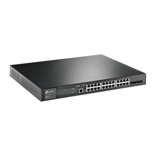 TP-Link Omada SG3428MP łącza sieciowe Zarządzany L2+ Gigabit Ethernet (10/100/1000) Obsługa PoE 1U Czarny