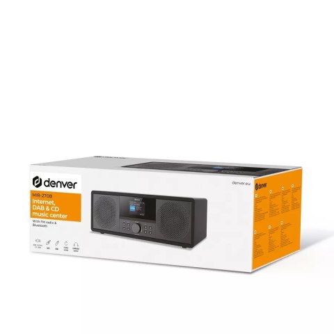 Wieża stereo Denver MIR-270B z radiem internetowym czarna Wieża stereo Denver MIR-270B z radiem internetowym czarna