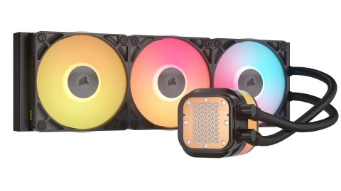 Corsair iCUE LINK TITAN 360 RX LCD Procesor Chłodnica powietrza 12 cm Czarny 1 szt. Corsair iCUE LINK TITAN 360 RX LCD Procesor Chłodnica powietrza 12 cm Czarny 1 szt.