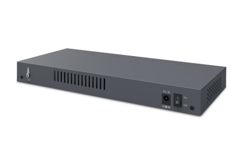 EnGenius ECS1008P łącza sieciowe Zarządzany L2 Gigabit Ethernet (10/100/1000) Obsługa PoE Czarny
