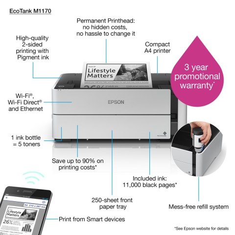 Epson EcoTank M1170 Epson EcoTank M1170