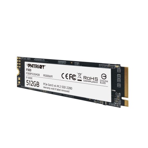 SSD PATRIOT P300 M.2 PCI-EX4 NVME 512GB