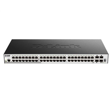 D-Link DGS-1510-52X łącza sieciowe Zarządzany L3 Gigabit Ethernet (10/100/1000) 1U Czarny D-Link DGS-1510-52X łącza sieciowe Zarządzany L3 Gigabit Ethernet (10/100/1000) 1U Czarny