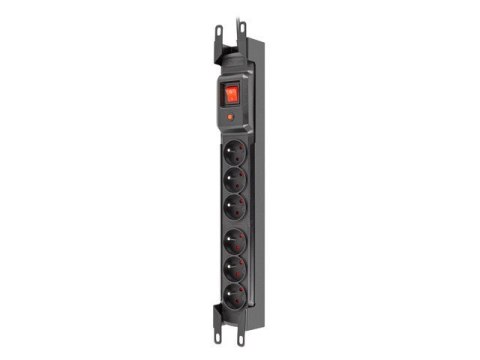 LISTWA ZASILAJĄCA RACK 19" ARMAC M6 3M 6X 230V IEC CZARNA LISTWA ZASILAJĄCA RACK 19" ARMAC M6 3M 6X 230V IEC CZARNA