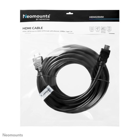 Neomounts HDMI25MM kabel HDMI 7,5 m Czarny