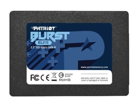 Patriot Memory BURST Elite 2.5" 2.5" 960 GB Serial ATA III Patriot Memory BURST Elite 2.5" 2.5" 960 GB Serial ATA III