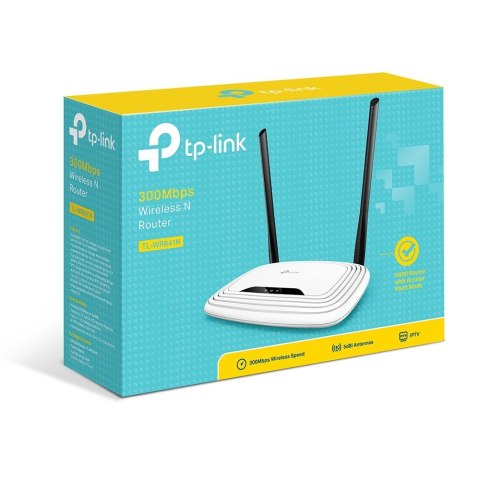 TP-Link TL-WR841N router bezprzewodowy Fast Ethernet Jedna częstotliwości (2,4 GHz) Biały TP-Link TL-WR841N router bezprzewodowy Fast Ethernet Jedna częstotliwości (2,4 GHz) Biały