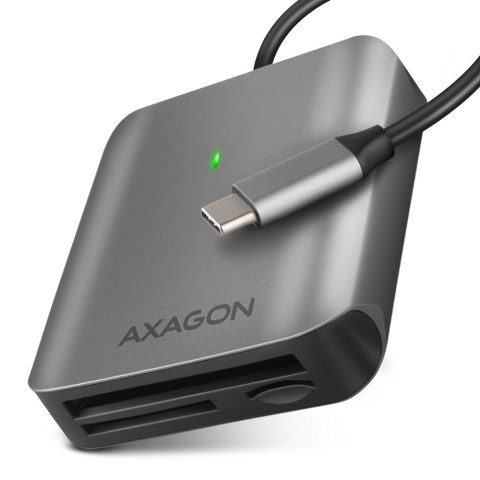 Axagon CRE-S3C czytnik kart USB 3.2 Gen 1 (3.1 Gen 1) Type-C Szary Axagon CRE-S3C czytnik kart USB 3.2 Gen 1 (3.1 Gen 1) Type-C Szary