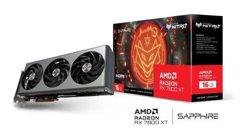 Karta graficzna SAPPHIRE Radeon RX 7800 XT NITRO+ GAMING OC 16GB GDDR6