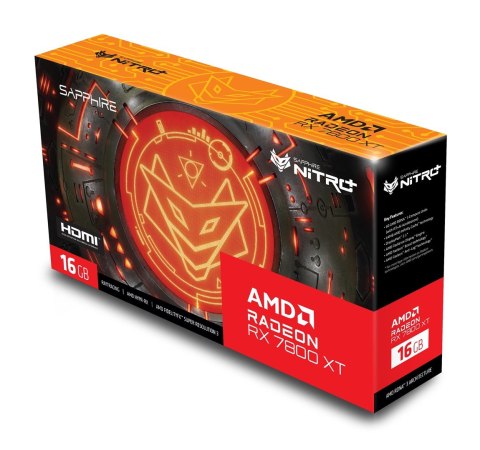 Karta graficzna SAPPHIRE Radeon RX 7800 XT NITRO+ GAMING OC 16GB GDDR6