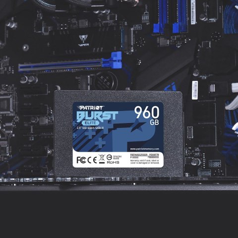 Patriot Memory BURST Elite 2.5" 2.5" 960 GB Serial ATA III Patriot Memory BURST Elite 2.5" 2.5" 960 GB Serial ATA III