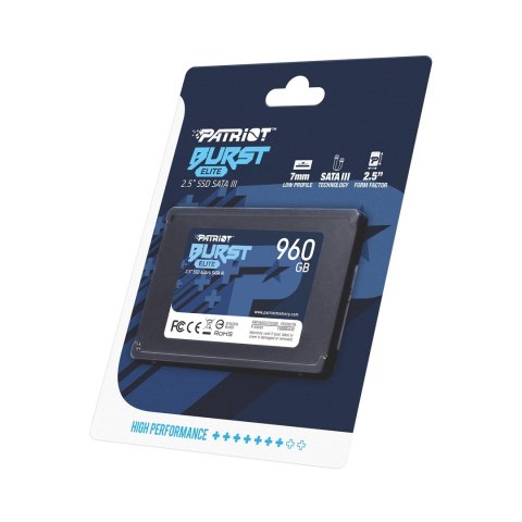 Patriot Memory BURST Elite 2.5" 2.5" 960 GB Serial ATA III Patriot Memory BURST Elite 2.5" 2.5" 960 GB Serial ATA III