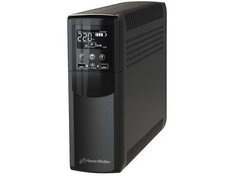 PowerWalker VI 1200 CSW FR Technologia line-interactive 1,2 kVA 720 W 4 x gniazdo sieciowe PowerWalker VI 1200 CSW FR Technologia line-interactive 1,2 kVA 720 W 4 x gniazdo sieciowe