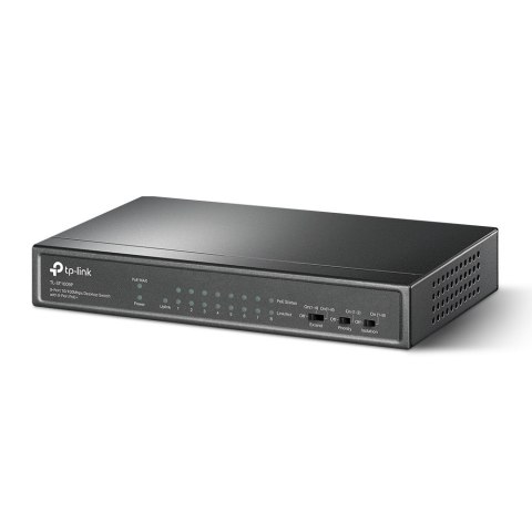 TP-Link TL-SF1009P łącza sieciowe Nie zarządzany Fast Ethernet (10/100) Obsługa PoE Czarny TP-Link TL-SF1009P łącza sieciowe Nie zarządzany Fast Ethernet (10/100) Obsługa PoE Czarny