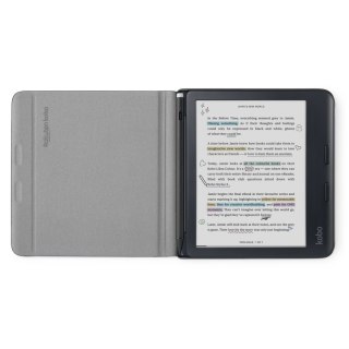Etui Kobo Libra Colour Notebook SleepCover Case Black