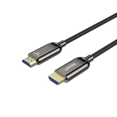 Kabel optyczny HDMI 2.1 AOC Unitek C11085GY01-15M