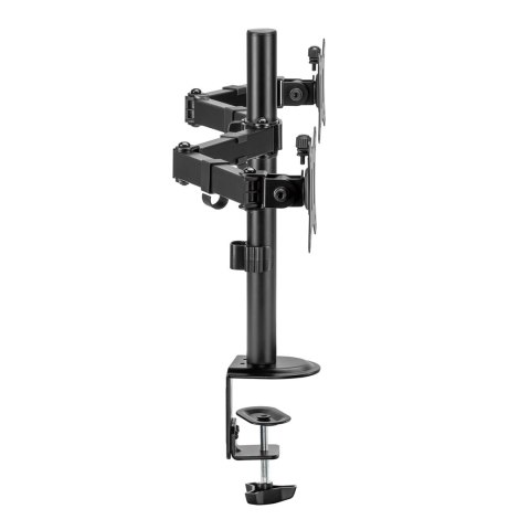 Uchwyt biurkowy na 2 monitory Maclean, VESA 75x75 oraz 100x100, 17-32", 2x 9kg, MC-754N Uchwyt biurkowy na 2 monitory Maclean, VESA 75x75 oraz 100x100, 17-32", 2x 9kg, MC-754N