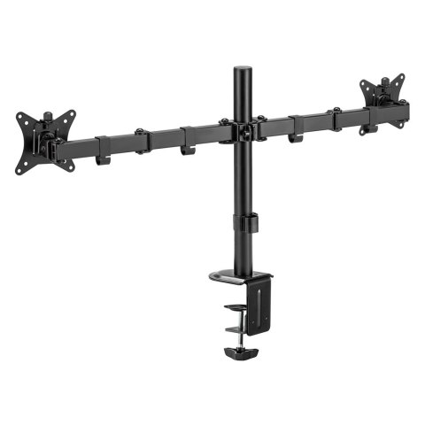 Uchwyt biurkowy na 2 monitory Maclean, VESA 75x75 oraz 100x100, 17-32", 2x 9kg, MC-754N Uchwyt biurkowy na 2 monitory Maclean, VESA 75x75 oraz 100x100, 17-32", 2x 9kg, MC-754N