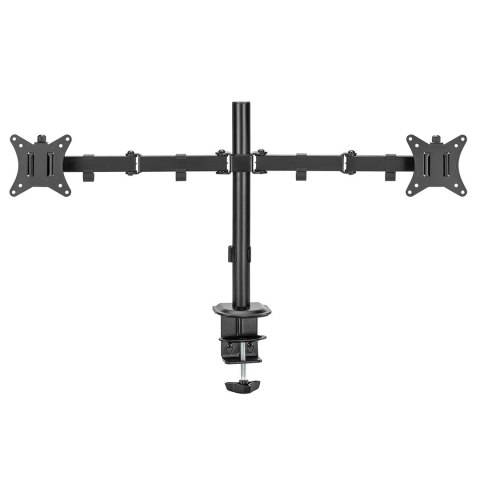 Uchwyt biurkowy na 2 monitory Maclean, VESA 75x75 oraz 100x100, 17-32", 2x 9kg, MC-754N Uchwyt biurkowy na 2 monitory Maclean, VESA 75x75 oraz 100x100, 17-32", 2x 9kg, MC-754N