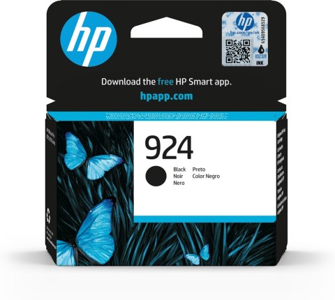 HP oryginalny Tusz nr 924 4K0U6NE Black HP oryginalny Tusz nr 924 4K0U6NE Black