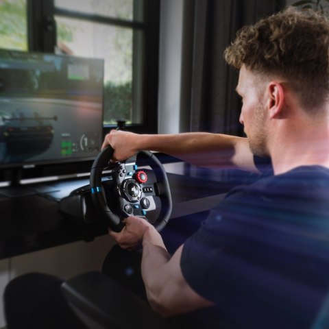 Logitech G G29 Kierownica + pedały Playstation 3,PlayStation 4 Analogowy USB 2.0 Czarny