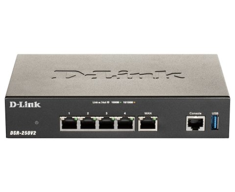 Router bezpieczeństwa VPN D-Link DSR-250V2 Router bezpieczeństwa VPN D-Link DSR-250V2