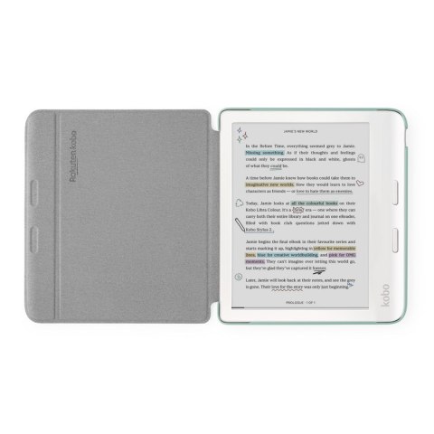 Etui Kobo Libra Colour Basic SleepCover Case Garden Green Etui Kobo Libra Colour Basic SleepCover Case Garden Green