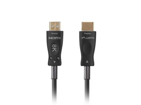 LANBERG KABEL HDMI M/M V2.1 80M 8K OPTYCZNY AOC CA-HDMI-30FB-0800-BK LANBERG KABEL HDMI M/M V2.1 80M 8K OPTYCZNY AOC CA-HDMI-30FB-0800-BK