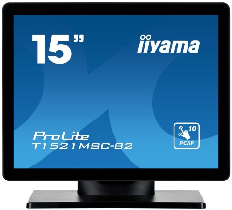 Monitor dotykowy T1521MSC-B2 15 cali PCAP bezel free front Monitor dotykowy T1521MSC-B2 15 cali PCAP bezel free front