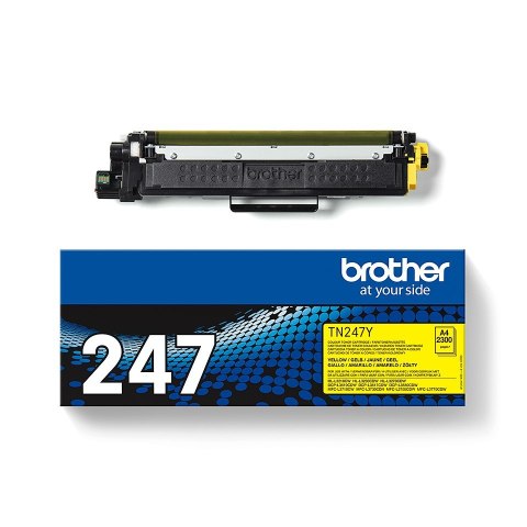 Toner Brother żółty TN247Y=TN-247Y, 2300 str. Toner Brother żółty TN247Y=TN-247Y, 2300 str.