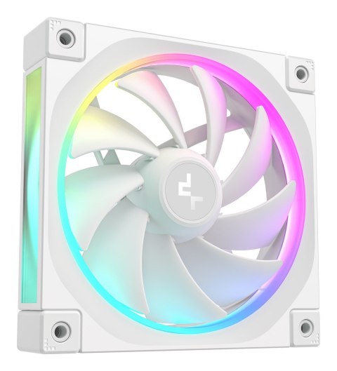 DeepCool FL12 WH Obudowa komputera Wentylator 12 cm Biały 1 szt. DeepCool FL12 WH Obudowa komputera Wentylator 12 cm Biały 1 szt.
