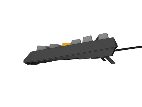 GENESIS Thor 230 TKL klawiatura Gaming USB + RF Wireless + Bluetooth QWERTY Czarny, Szary, Pomarańczowy