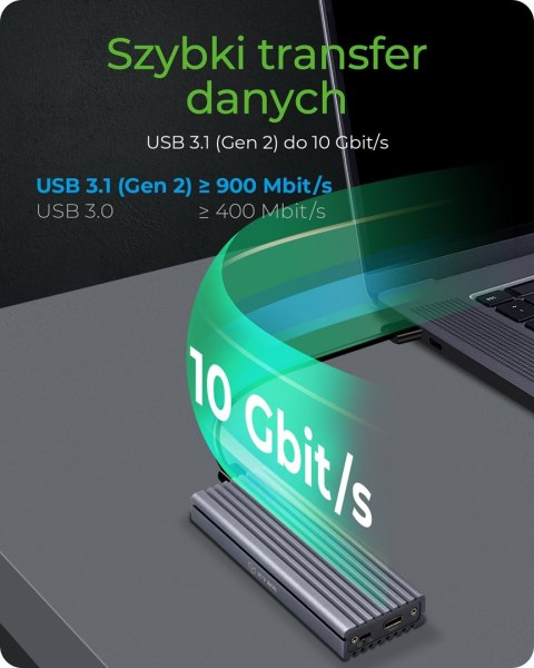 ICY BOX IB-1817M-C31 Obudowa SSD Szary M.2