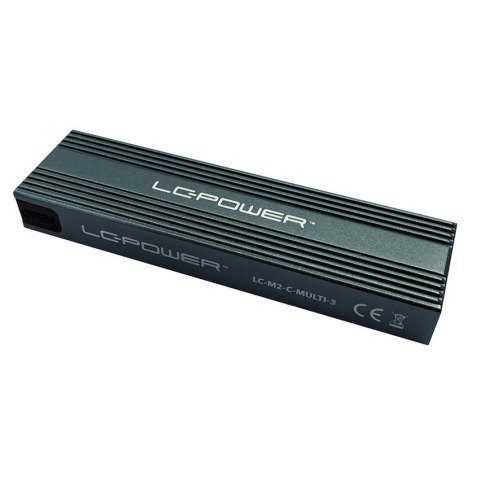 LC-Power LC-M2-C-MULTI-3 obudowa do dysków twardych Obudowa SSD Antracyt M.2