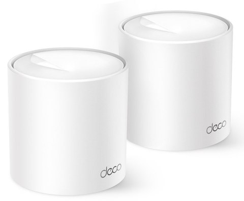 TP-Link Deco X1500 Dual-band (2.4 GHz/5 GHz) Wi-Fi 6 (802.11ax) Biały 2 Wewnętrzny TP-Link Deco X1500 Dual-band (2.4 GHz/5 GHz) Wi-Fi 6 (802.11ax) Biały 2 Wewnętrzny