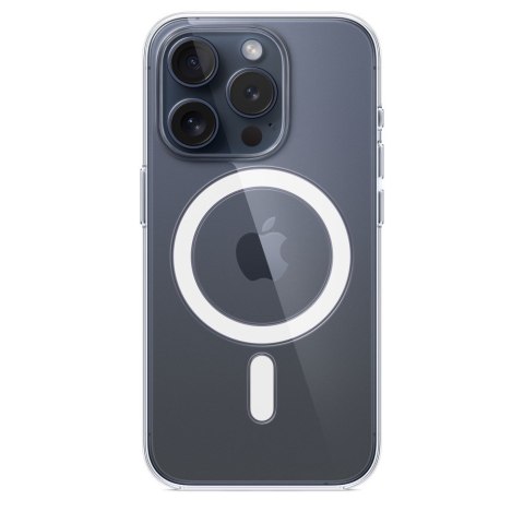 Apple - Obudowa tylna do telefonu komórkowego - Kompatybilna z MagSafe - Poliwęglan - Przezroczysta - do iPhone 15 Pro Apple - Obudowa tylna do telefonu komórkowego - Kompatybilna z MagSafe - Poliwęglan - Przezroczysta - do iPhone 15 Pro