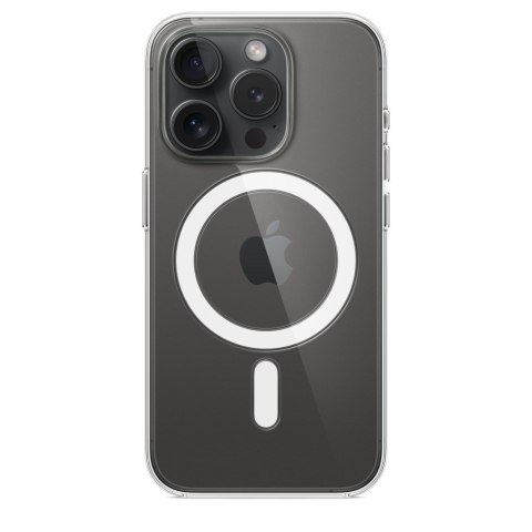 Apple - Obudowa tylna do telefonu komórkowego - Kompatybilna z MagSafe - Poliwęglan - Przezroczysta - do iPhone 15 Pro Apple - Obudowa tylna do telefonu komórkowego - Kompatybilna z MagSafe - Poliwęglan - Przezroczysta - do iPhone 15 Pro