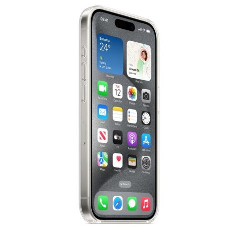 Apple - Obudowa tylna do telefonu komórkowego - Kompatybilna z MagSafe - Poliwęglan - Przezroczysta - do iPhone 15 Pro Apple - Obudowa tylna do telefonu komórkowego - Kompatybilna z MagSafe - Poliwęglan - Przezroczysta - do iPhone 15 Pro