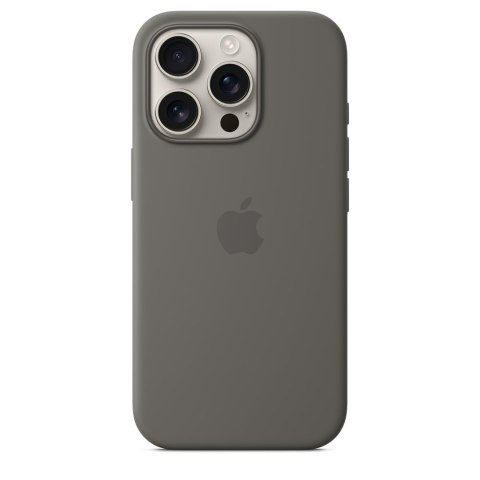 Apple - Obudowa tylna do telefonu komórkowego - Kompatybilna z MagSafe - Silikon - Kamienny szary - do iPhone 16 Pro (MYYL3ZM/A) Apple - Obudowa tylna do telefonu komórkowego - Kompatybilna z MagSafe - Silikon - Kamienny szary - do iPhone 16 Pro (MYYL3ZM/A)