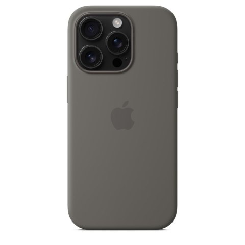 Apple - Obudowa tylna do telefonu komórkowego - Kompatybilna z MagSafe - Silikon - Kamienny szary - do iPhone 16 Pro (MYYL3ZM/A) Apple - Obudowa tylna do telefonu komórkowego - Kompatybilna z MagSafe - Silikon - Kamienny szary - do iPhone 16 Pro (MYYL3ZM/A)