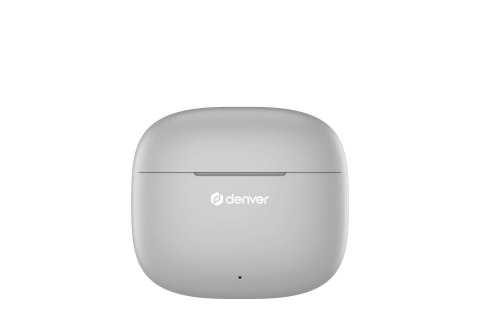 Denver TWE-48GR Zestaw słuchawkowy True Wireless Stereo (TWS) Douszny Połączenia/muzyka Bluetooth Szary