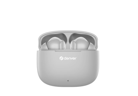 Denver TWE-48GR Zestaw słuchawkowy True Wireless Stereo (TWS) Douszny Połączenia/muzyka Bluetooth Szary