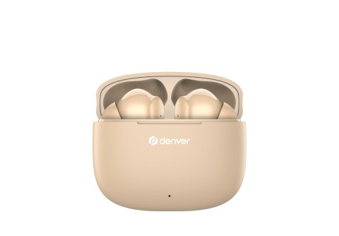 Denver TWE-48NU Zestaw słuchawkowy True Wireless Stereo (TWS) Douszny Połączenia/muzyka Bluetooth Cielisty