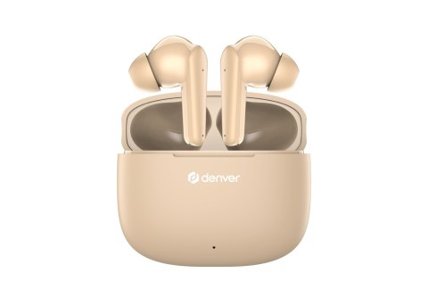 Denver TWE-48NU Zestaw słuchawkowy True Wireless Stereo (TWS) Douszny Połączenia/muzyka Bluetooth Cielisty