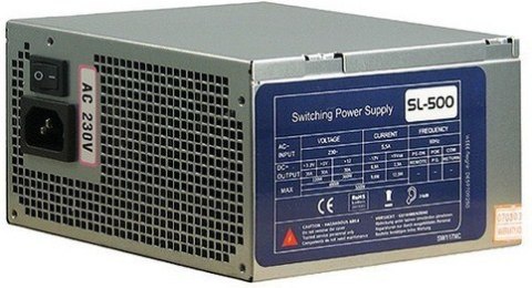 Inter-Tech SL-500A moduł zasilaczy 500 W 20+4 pin ATX ATX Szary Inter-Tech SL-500A moduł zasilaczy 500 W 20+4 pin ATX ATX Szary